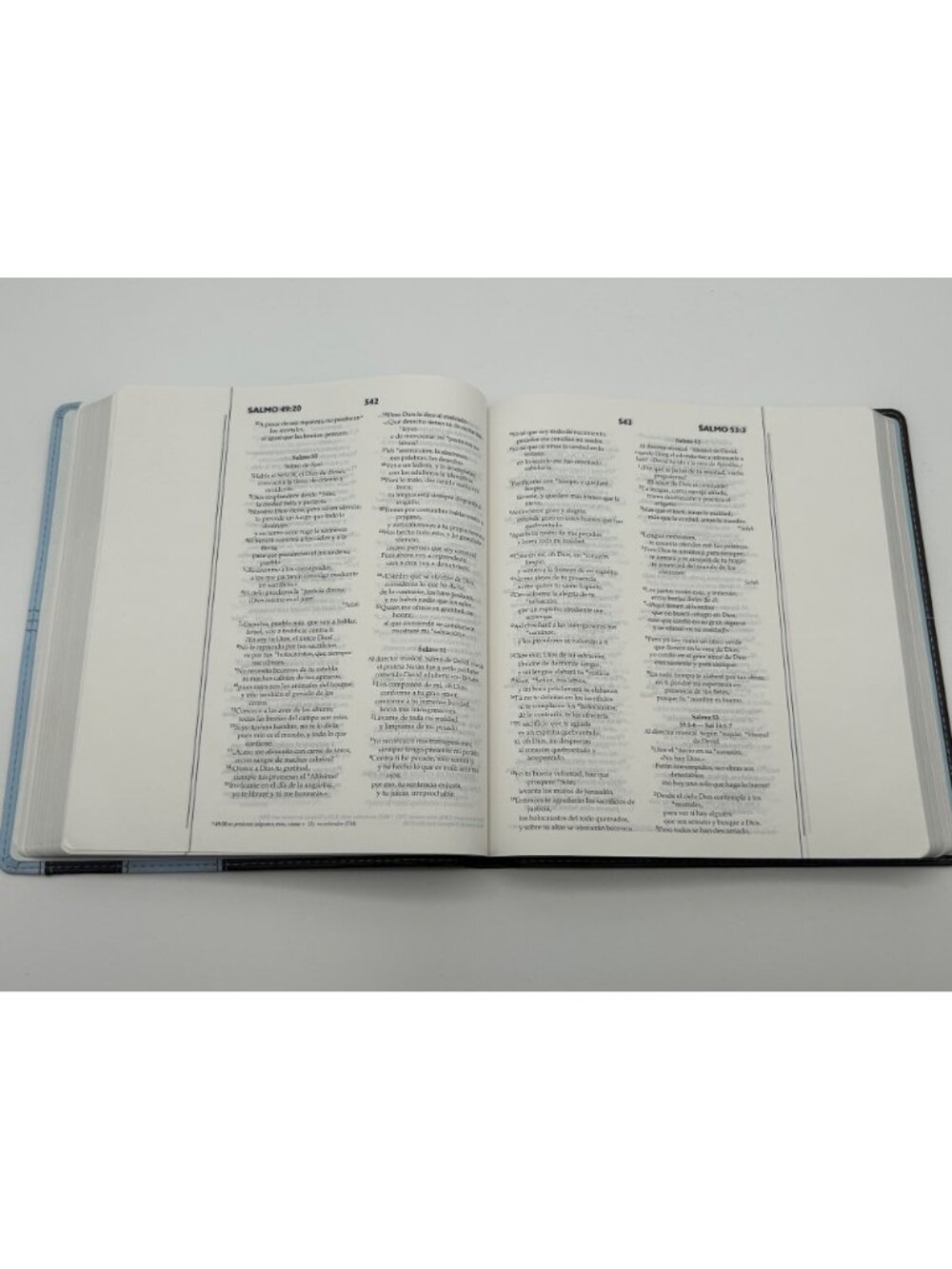 Biblia Cuadrangular B2 NVI Duotono Marron/Celeste Editorial Vida Rare OOP New - Picture 11 of 11